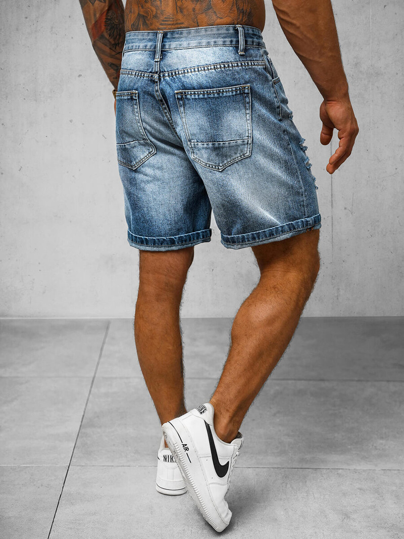 Vīriešu šorti debesu zilas OZONEE O/JD-2442K