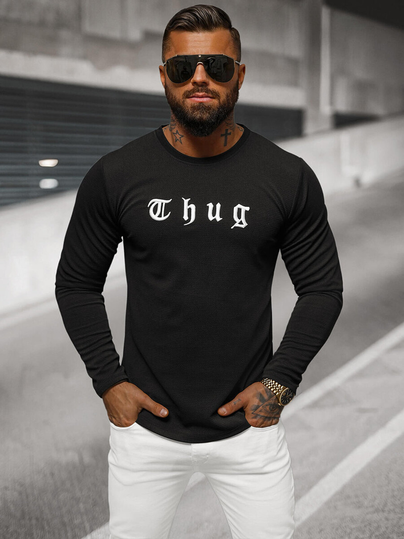 Vīriešu jaka melna OZONEE O/T6612