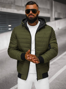 Vīriešu virsjaka zaļa OZONEE JS/MY13Z