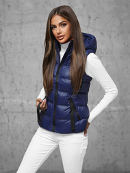 Sieviešu veste tumši zila OZONEE JS/5M3133/215