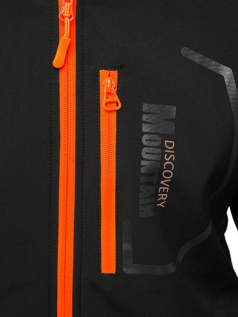 Vīriešu softshell virsjaka melna OZONEE JS/HH024/1B