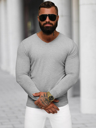 Vīriešu svīteris pelēks OZONEE NB/MMB601/2Z