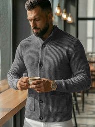 Vīriešu svīteris grafīta OZONEE NB/MM6020/3Z