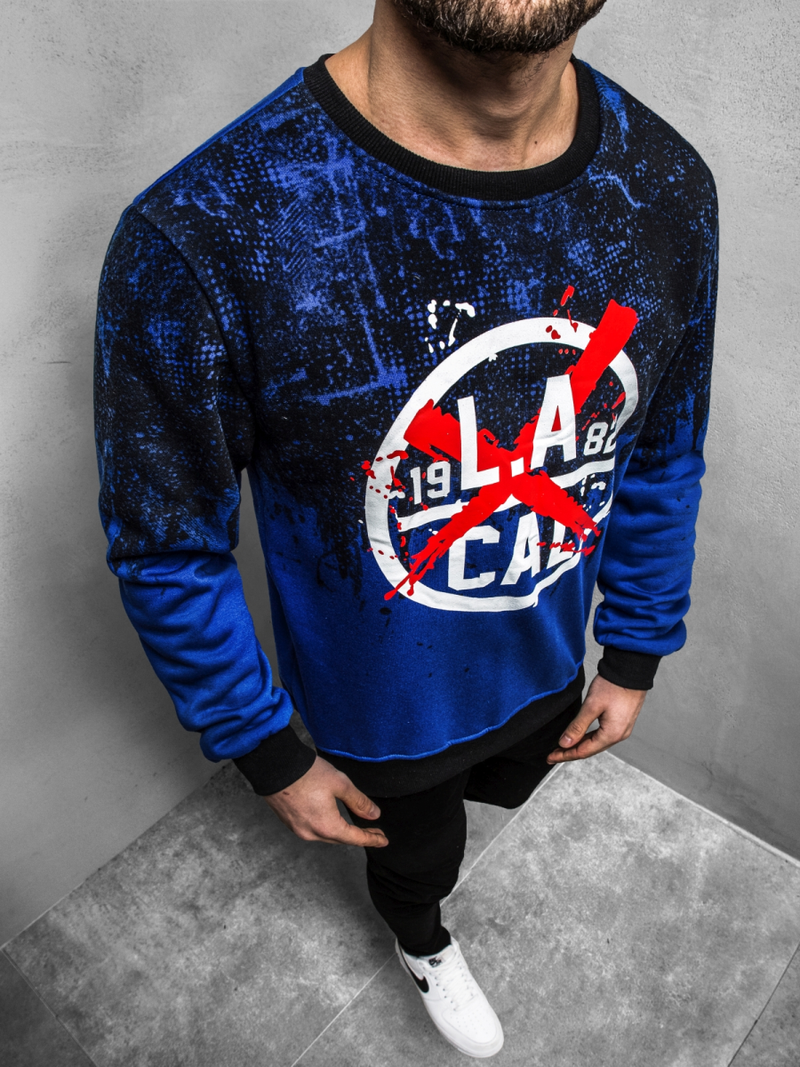 Vīriešu jaka tumši zila OZONEE JS/22053Z