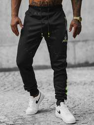 Vīriešu sporta bikses melnas OZONEE JS/K10232Z