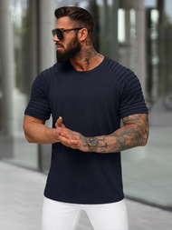 Vīriešu t-krekls tumši zils OZONEE JS/8T88/25Z