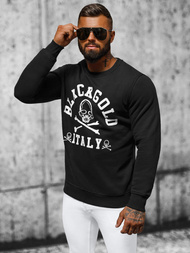 Vīriešu džemperis melns OZONEE NB/MF2013