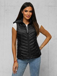 Sieviešu veste melna OZONEE JS/16M9255/392