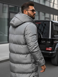 Vīriešu virsjaka pelēka OZONEE O/M799Z