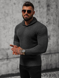 Vīriešu svīteris grafīta OZONEE NB/MM6018/3Z