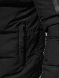 Vīriešu virsjaka melna OZONEE JS/31M5003/B