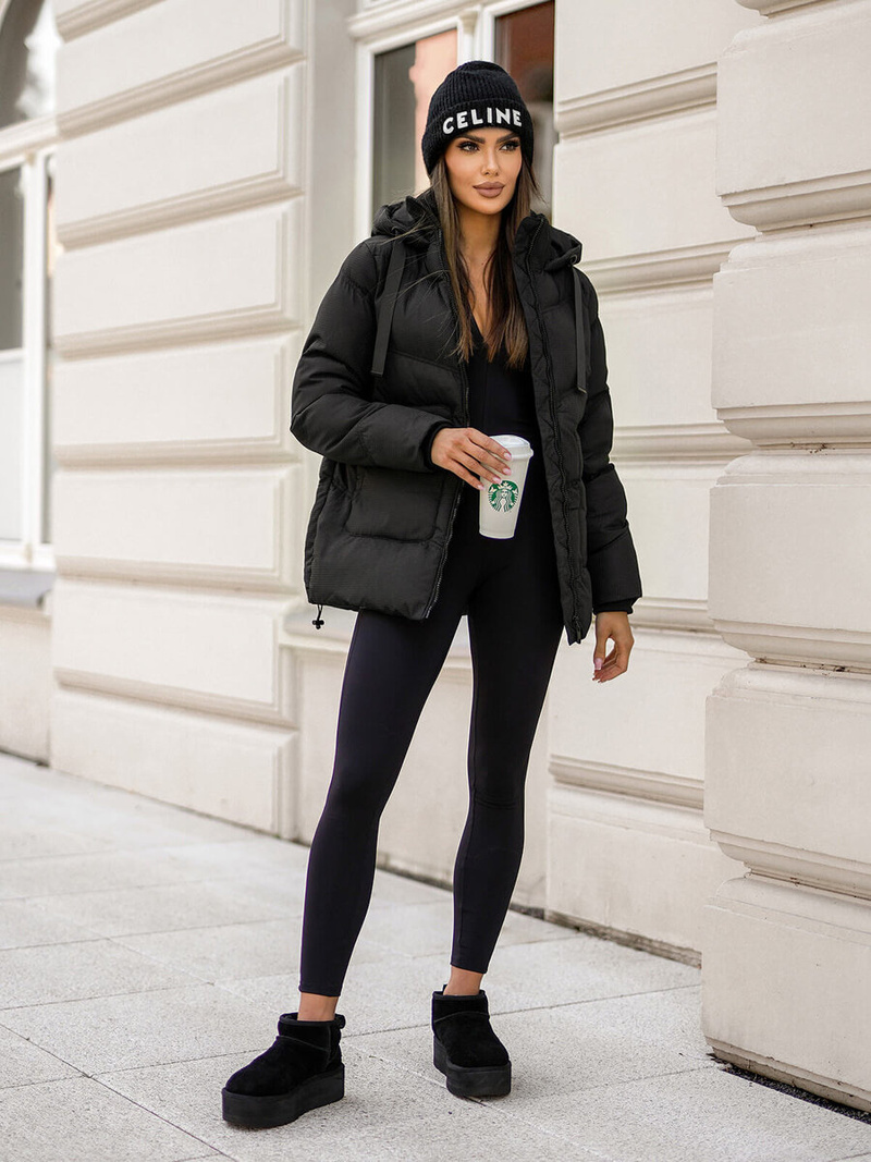 Sieviešu jaka melna OZONEE JS/5M3251/392Z