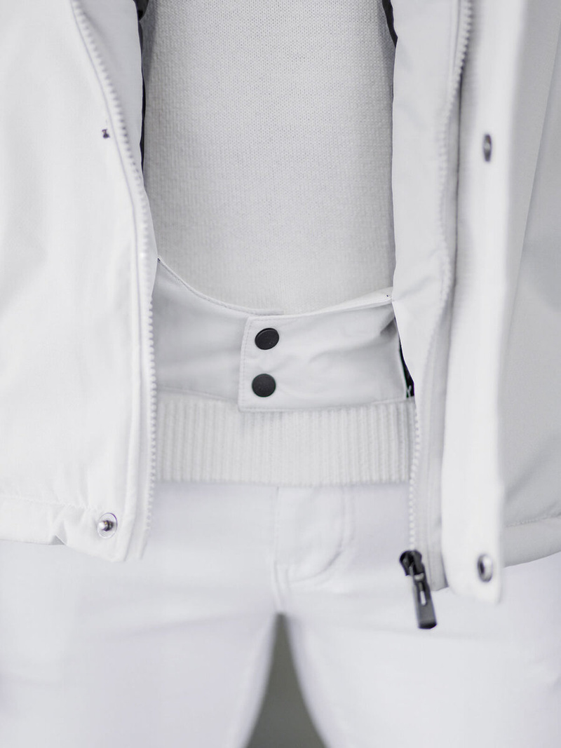 Vīriešu ziemas jaka gaiši pelēka OZONEE JS/91M9906/280