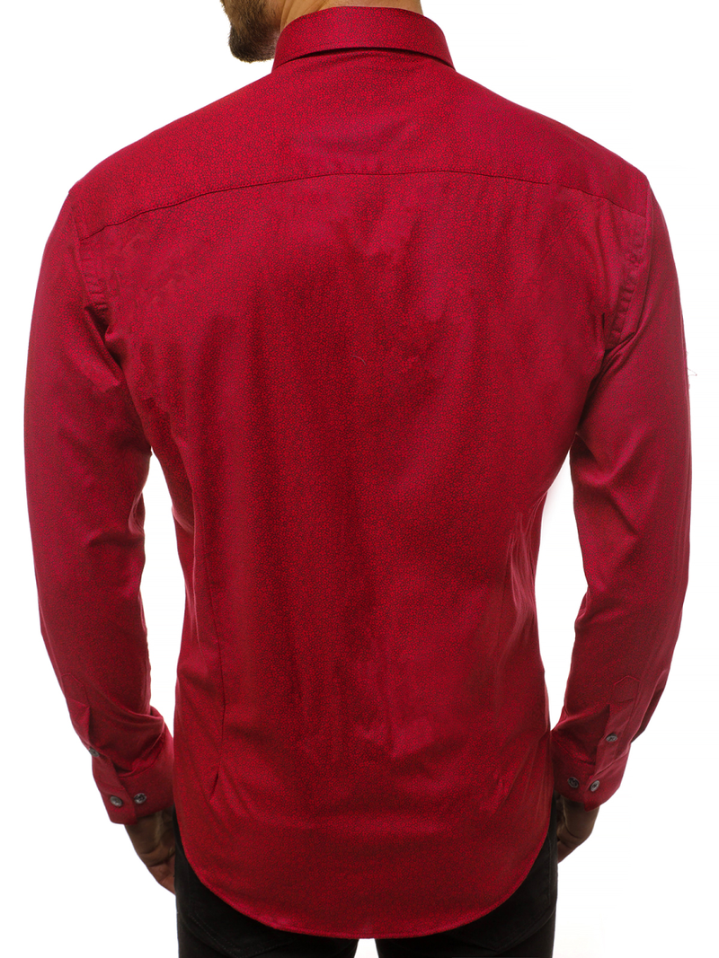 Vīriešu krekls sarkans OZONEE B/K59