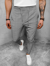 Vīriešu chino bikses pelēki OZONEE DJ/2281/22