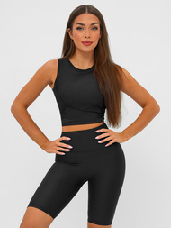 Sieviešu sporta krūšturis melni OZONEE JS/17K596/3