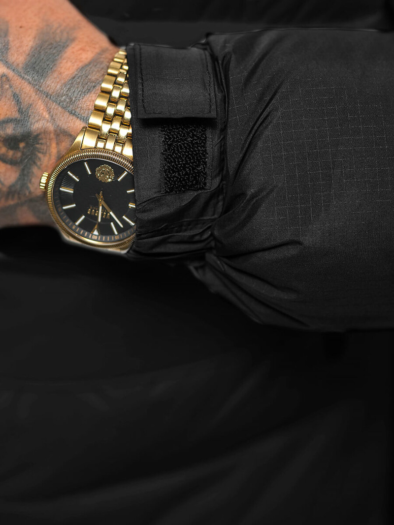 Vīriešu virsjaka melna OZONEE JS/31M5008