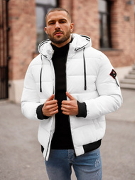 Vīriešu parka balta OZONEE JS/31M5031/281Z