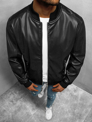 Vīriešu bomber virsjaka melna OZONEE N/7110/1