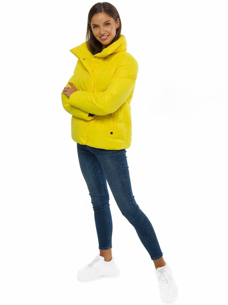 Sieviešu ziemas jaka dzeltena OZONEE JS/M23062/3