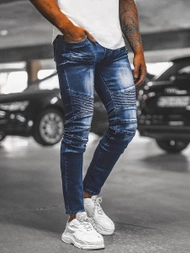 Vīriešu džinsi debesu zili OZONEE NB/MP0029BZ