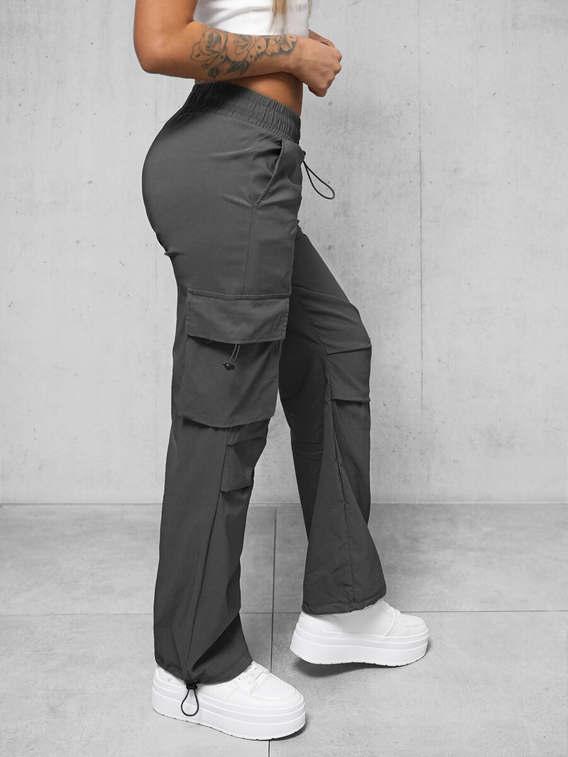 Sieviešu bikses grafīta OZONEE O/TT00375/2