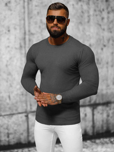 Vīriešu svīteris grafīta OZONEE NB/MMB602/3Z