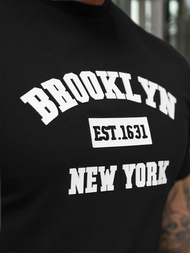 Vīriešu t-krekls melns OZONEE NB/MT3134