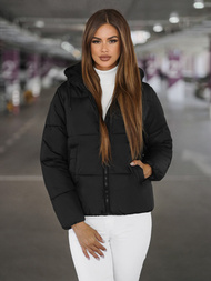 Sieviešu jaka melna OZONEE JS/16M9187/392Z