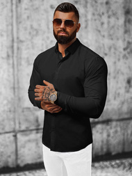 Vīriešu krekls melna OZONEE O/V35