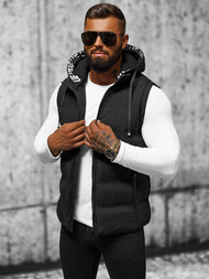 Vīriešu veste melna OZONEE JS/5M758/392Z