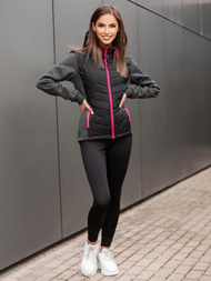 Sieviešu virsjaka melna OZONEE JS/KSW4003Z