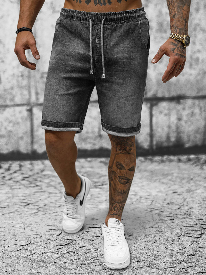 Vīriešu šorti grafīta OZONEE NB/MP0276GC