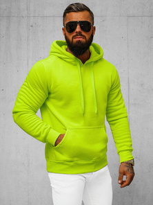 Vīriešu džemperis bālzaļš OZONEE JS/2009/72Z