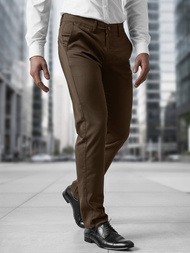  Vīriešu chino bikses brūnas OZONEE V/5100