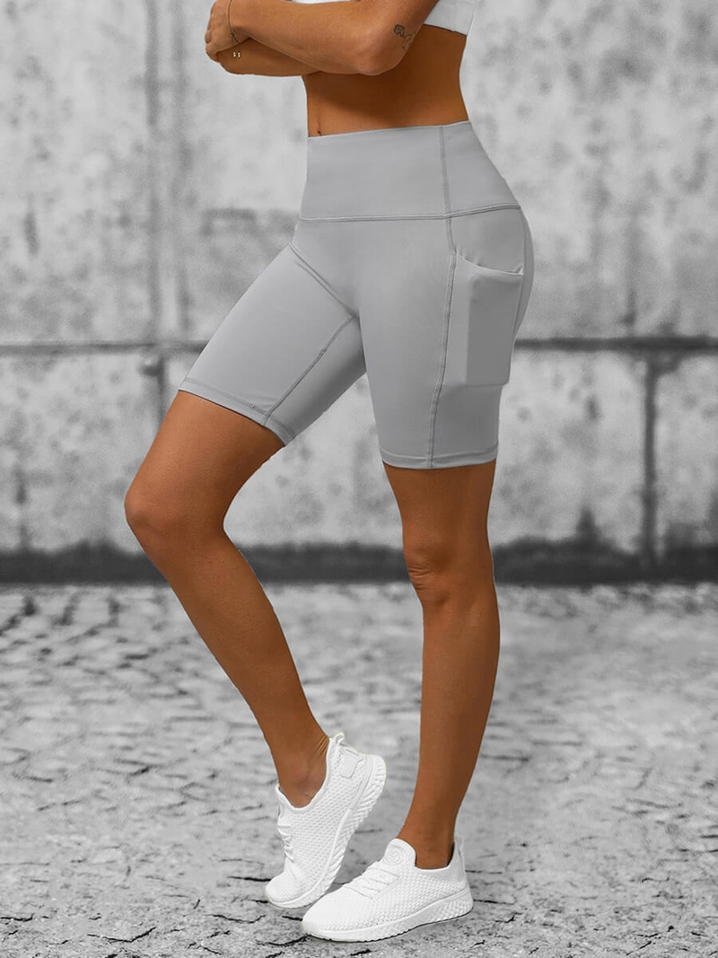 Īsi pelēki sieviešu legingi OZONEE O/YY9232A