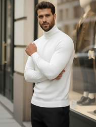 Vīriešu svīteris balts OZONEE V/V24504