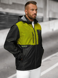 Vīriešu virsjaka melns OZONEE JS/22M311/392Z