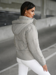 Sieviešu jaka pelēka OZONEE JS/16M9188/297Z