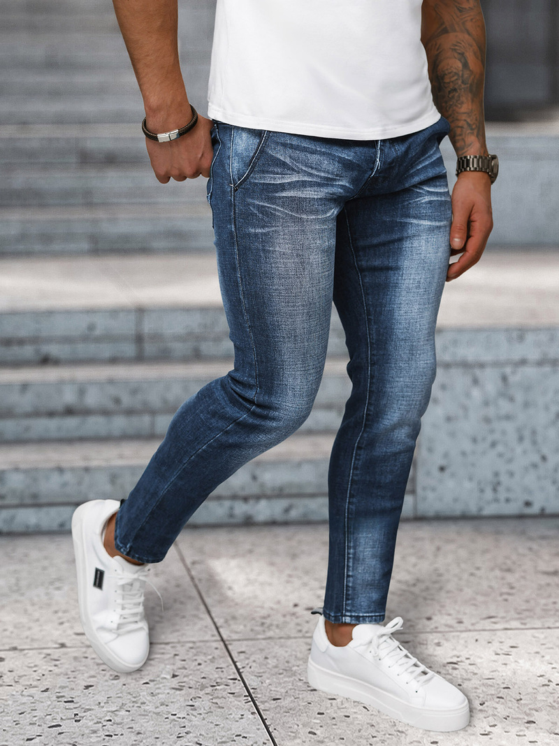 Vīriešu džinsi zili OZONEE NB/MP0091BS