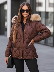 Sieviešu jaka šokolāde OZONEE JS/5M3226/158Z