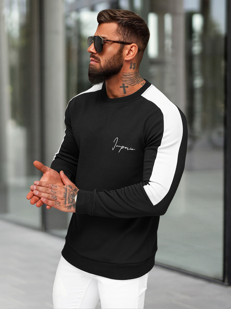 Vīriešu jaka melna OZONEE O/P2033Z