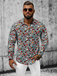 Vīriešu krekls krāsains OZONEE E/9000/12Z