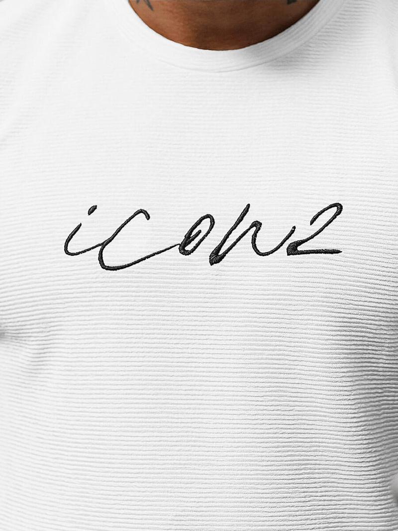 Vīriešu t-krekls balts OZONEE O/P1108