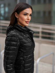 Sieviešu jaka melna OZONEE JS/16M9102/392