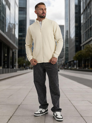 Vīriešu džemperis ecru OZONEE JS/HH016/1