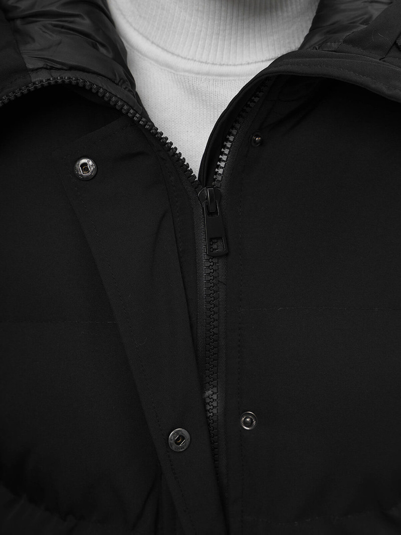 Sieviešu ziemas jaka melna OZONEE JS/M781/392