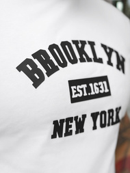 Vīriešu t-krekls balts OZONEE NB/MT3134