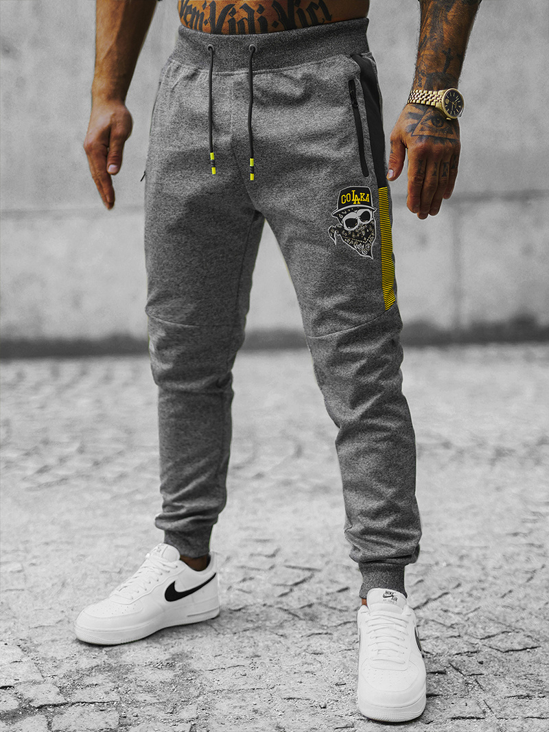 Vīriešu sporta bikses grafīta OZONEE JS/K10250Z