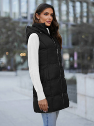 Sieviešu veste melna OZONEE JS/M721/392Z